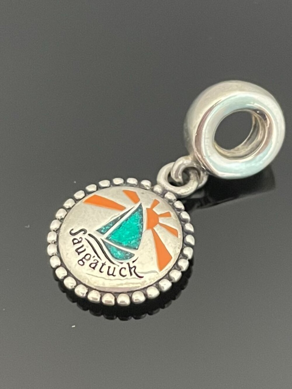 Original Pandora Saugatuck Michigan Exclusive Charm Dangle Pendant